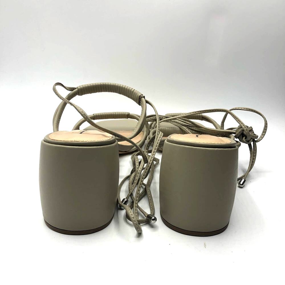 Free People X Vicenza Love Struck Square Toe Wrap Heels Olive US 11 - Picture 5 of 8
